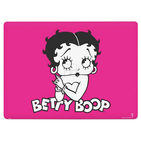 Betty Boop Pink Background Surface Laptop 2 Skin